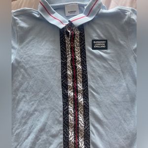 AUTHENTIC Burberry light blue polo